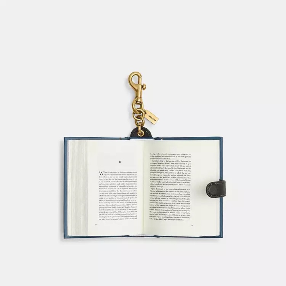 COACH Sense And Sensibility By Jane Austen Book Bag Charm - Picture 2 of 4